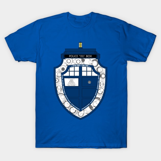 TARDIS of Arms T-Shirt by whobot